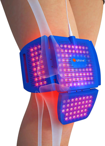 SHINE® Flex Advanced 270-Degree of Therapeutic Relief Red and Infrared LED Therapy Light - Deep Tissue Penetration for Knee Relief and Muscle Recovery