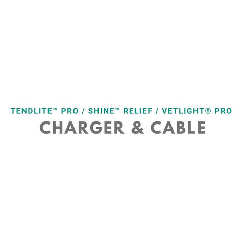 TENDLITE™ PRO / SHINE™ Relief / VETLIGHT® PRO Charger & Cable